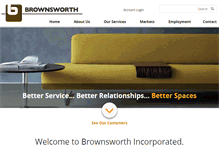 Tablet Screenshot of brownsworth.com